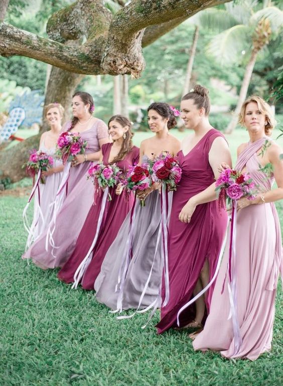 Mismatched Bridesmaid Dresses