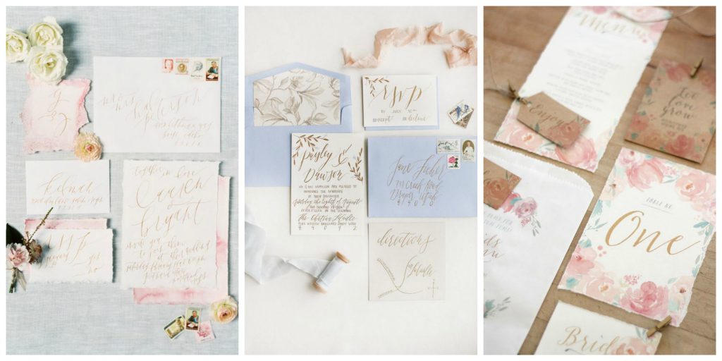 Calligraphy Wedding Invitations